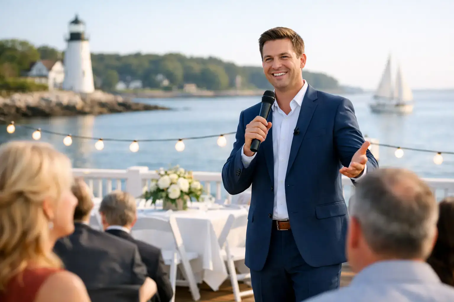 Professional Event Host Maine Clients Trust