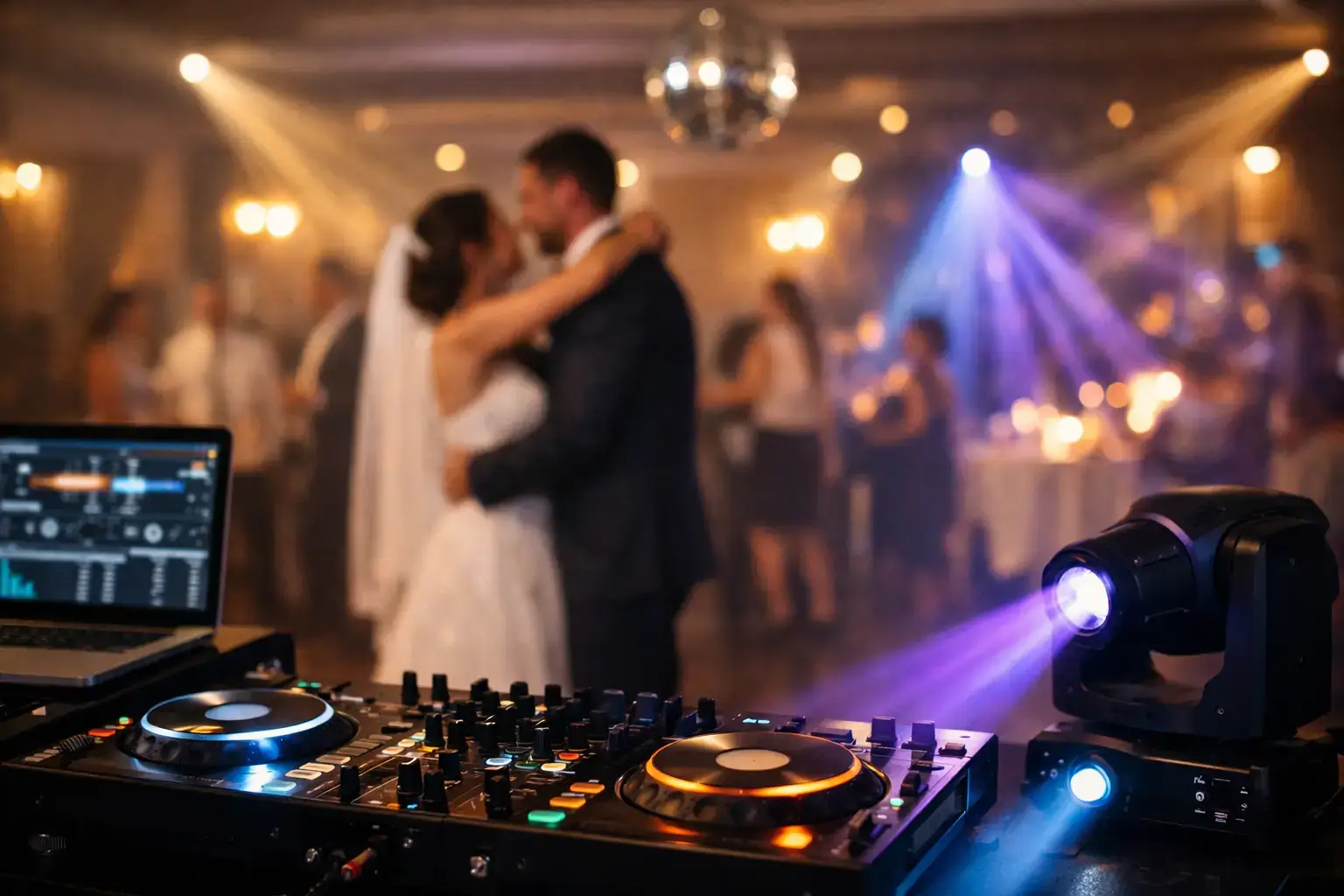 DJ Lighting for Receptions That Feels Right