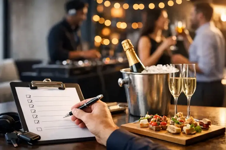 Private Party Entertainment Checklist