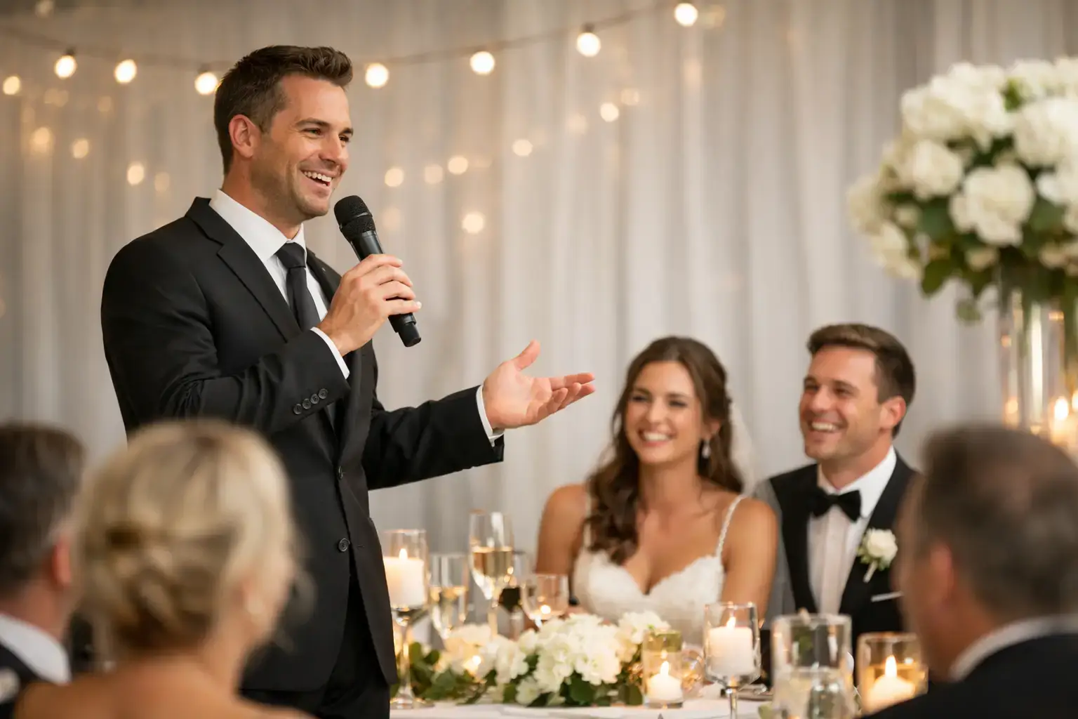 What Does Wedding MC Do at a Reception?