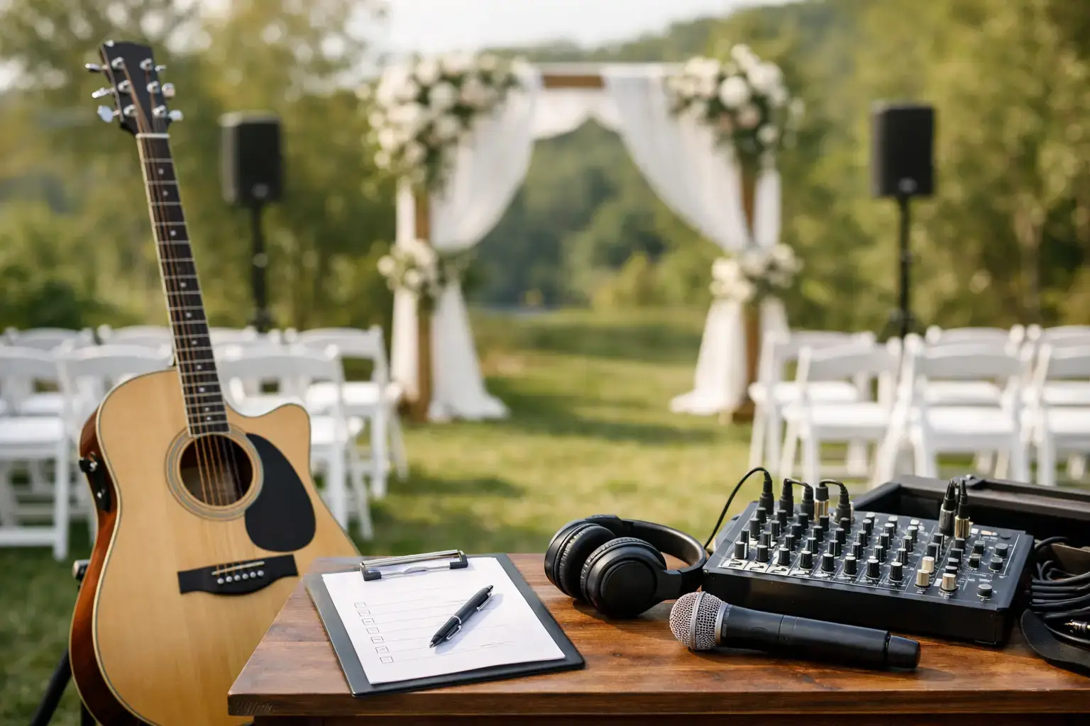 Wedding Ceremony Music Setup Checklist