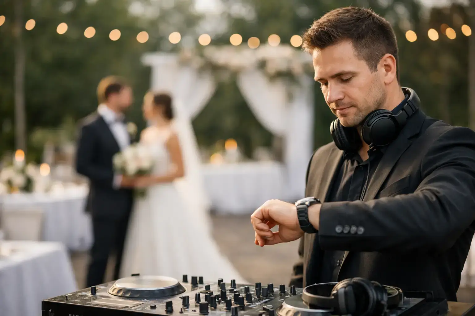 When Should Wedding DJ Arrive?