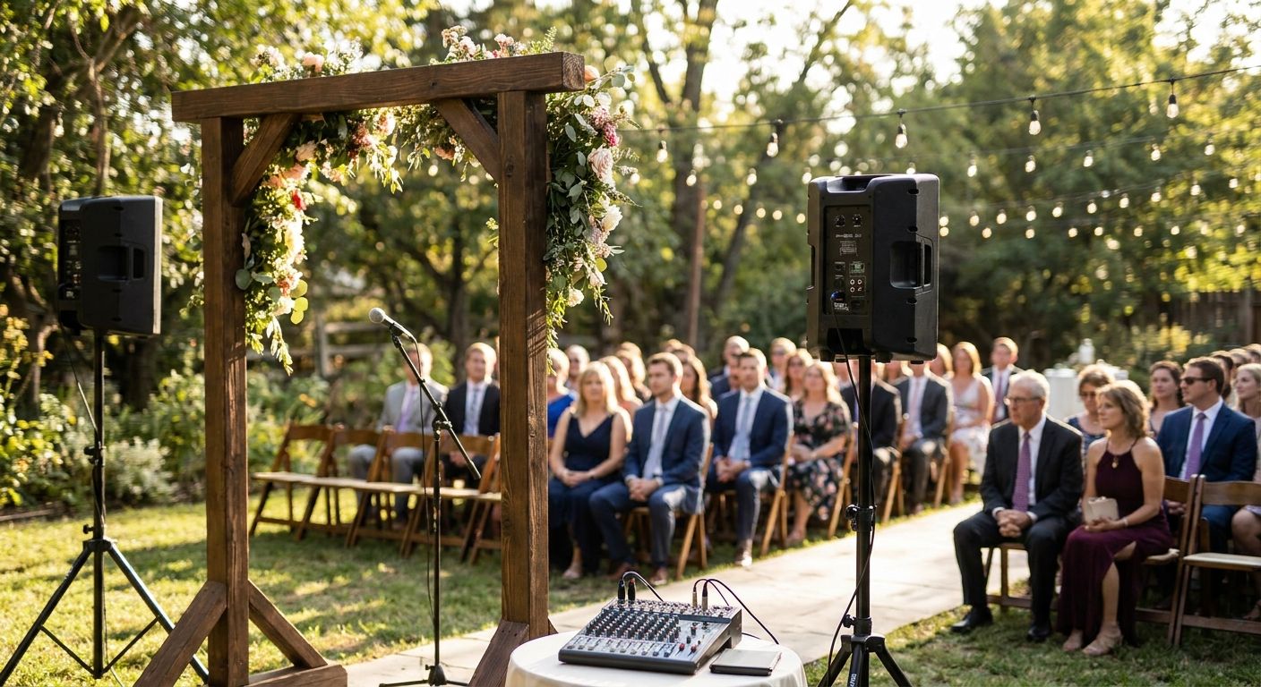 Best sound systems for outdoor wedding ceremonies