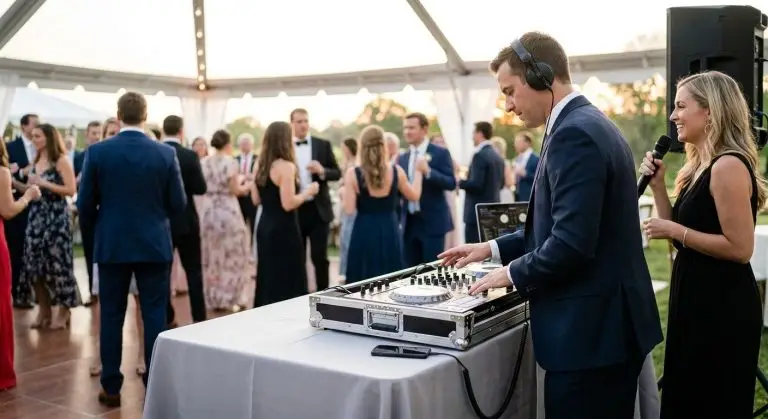 Best wedding DJ and MC combo packages for hands-off couples