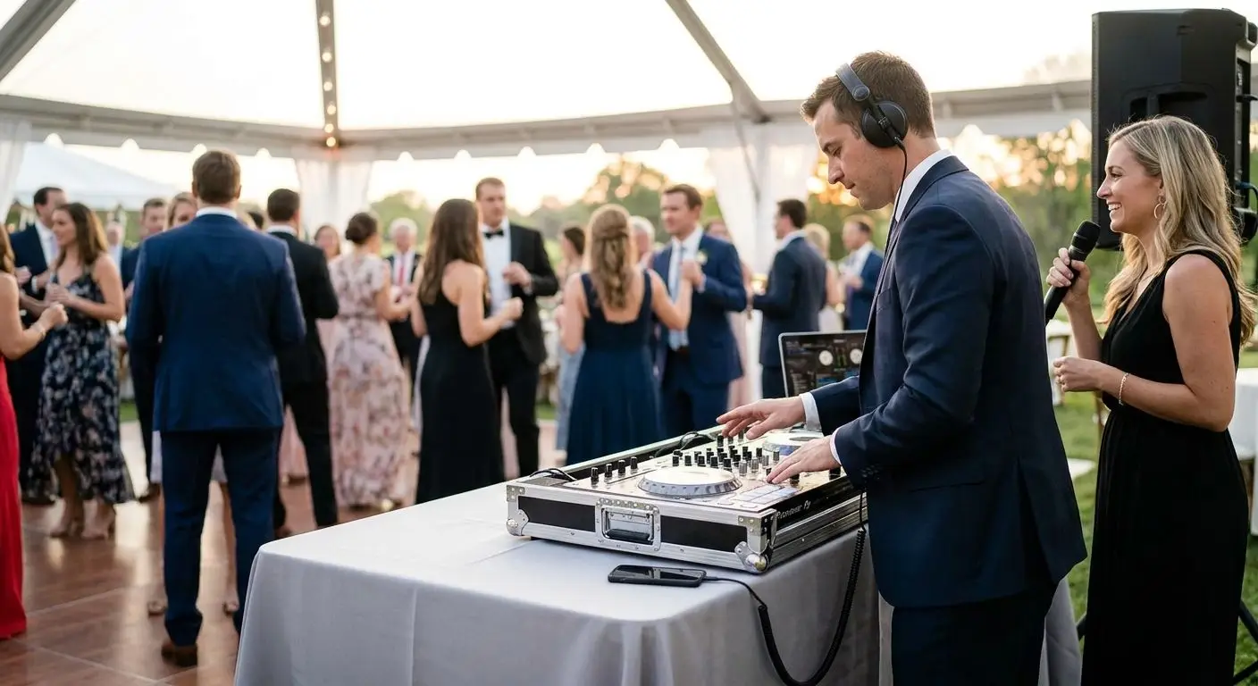 Best wedding DJ and MC combo packages for hands-off couples
