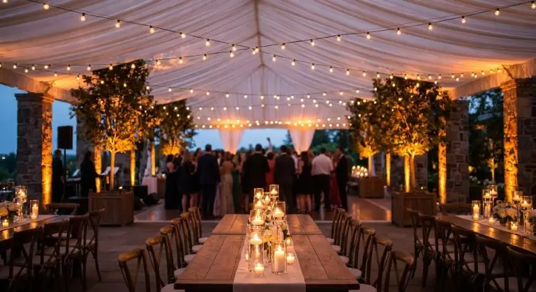 Best wedding reception lighting packages and ideas
