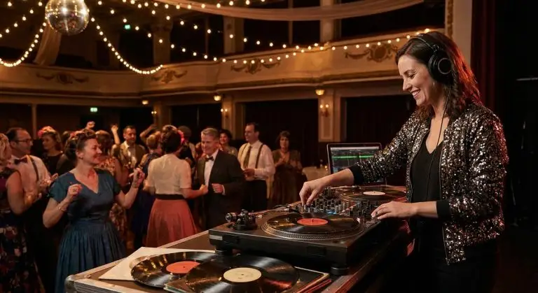 DJ for adult prom and decades throwback parties