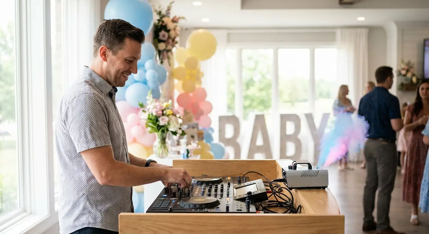 DJ for baby showers and gender reveal parties