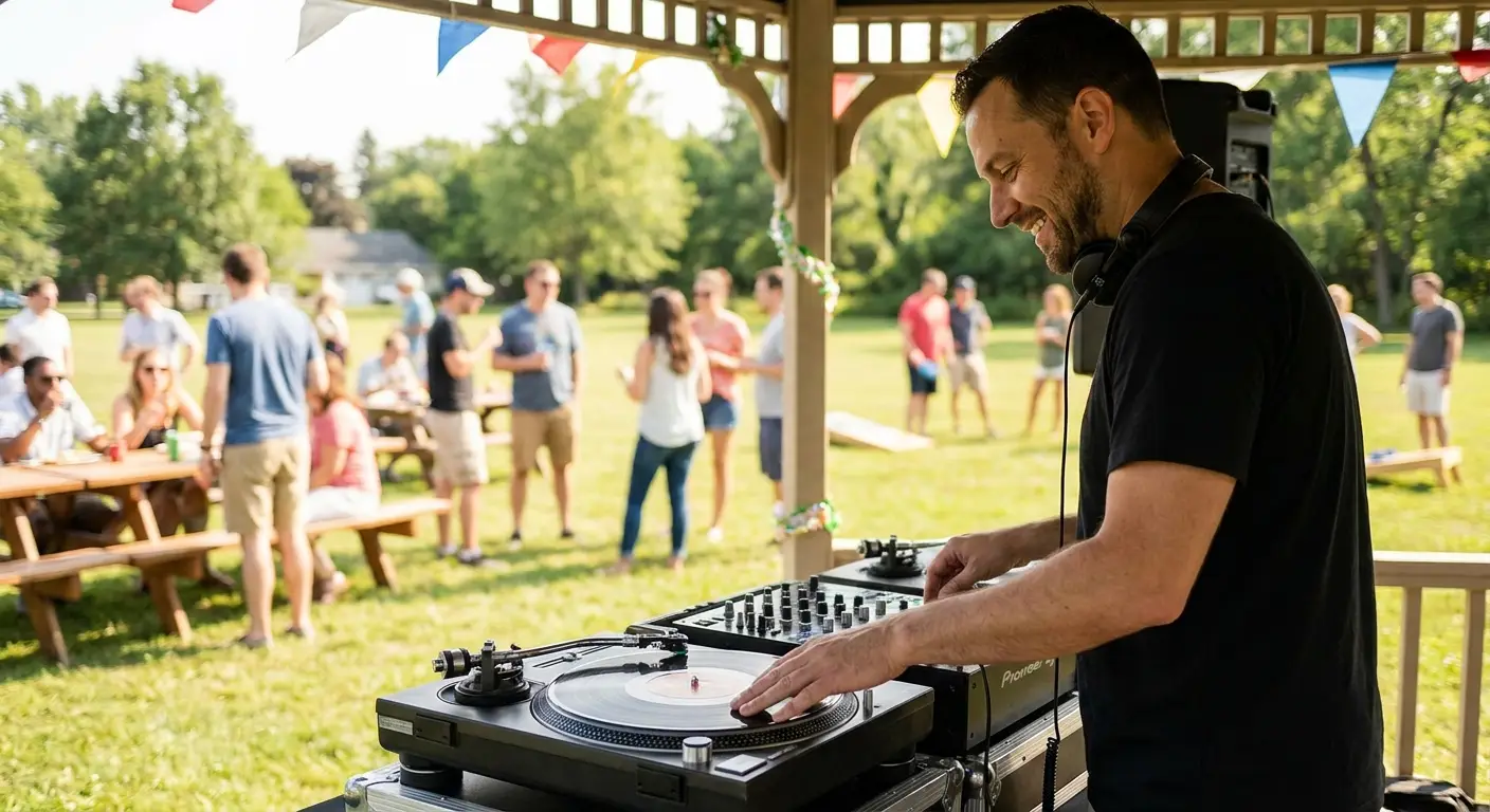DJ for company picnics and summer outings