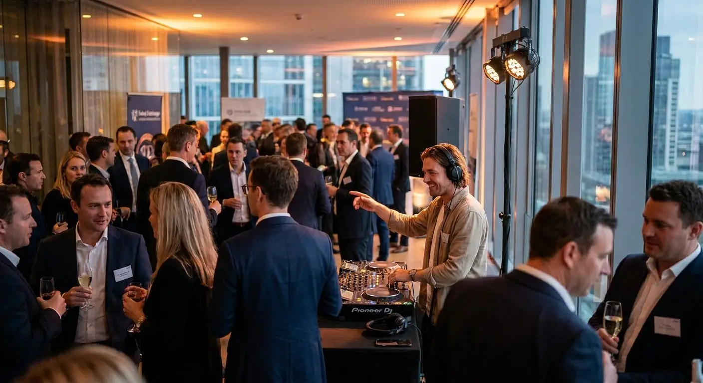 DJ for corporate conference after-parties