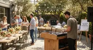 DJ for day-after wedding brunch celebrations