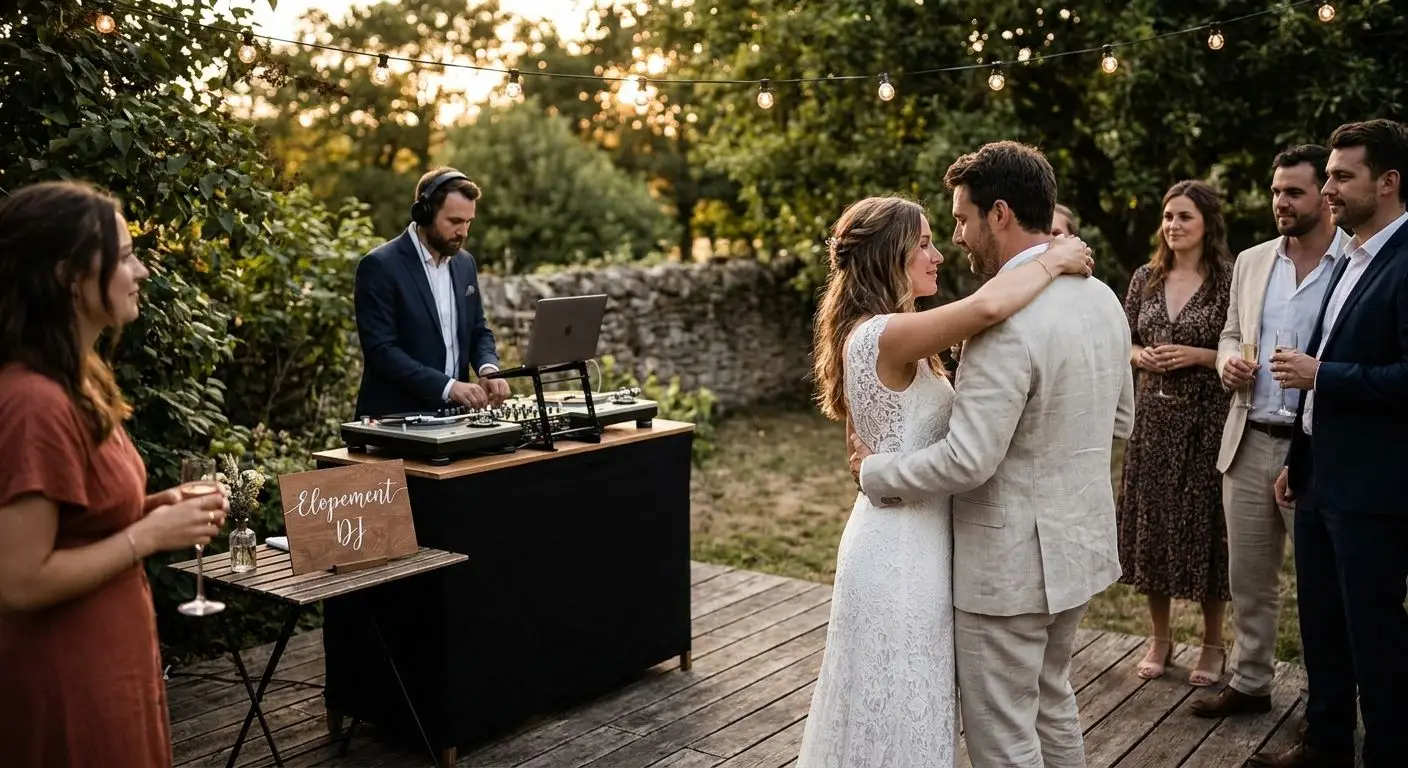 DJ for elopements and micro weddings