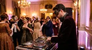 DJ for masquerade ball themed parties