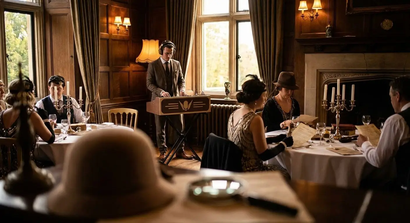 DJ for murder mystery dinner parties
