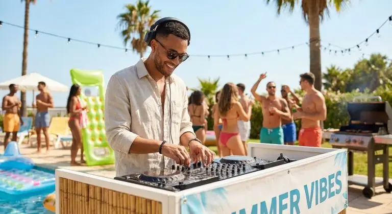 DJ for pool parties and summer cookouts