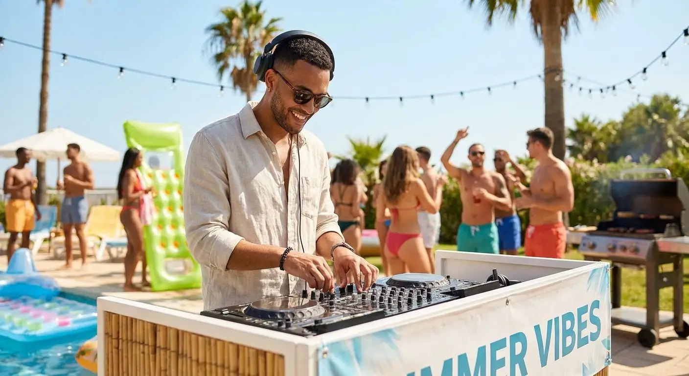 DJ for pool parties and summer cookouts