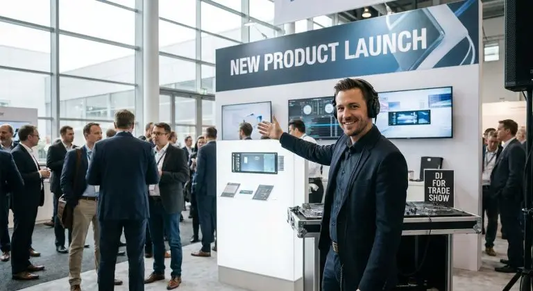 DJ for trade show and product launch events