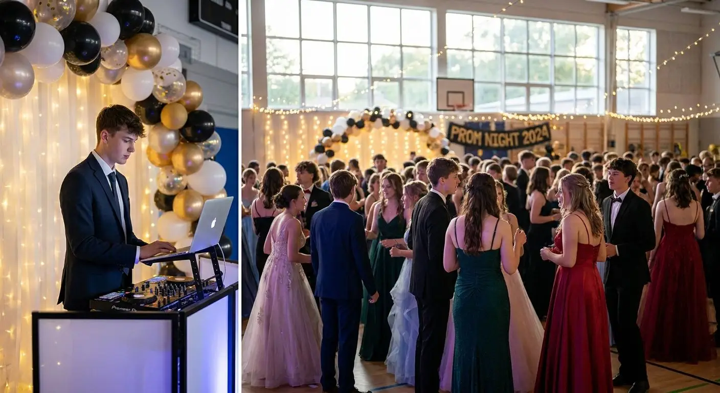 DJ services for high school prom night
