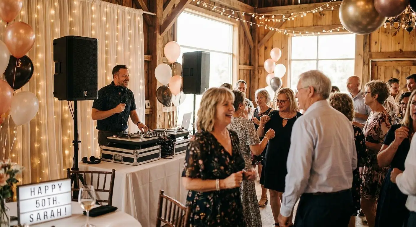 How to choose the right DJ for a milestone birthday party