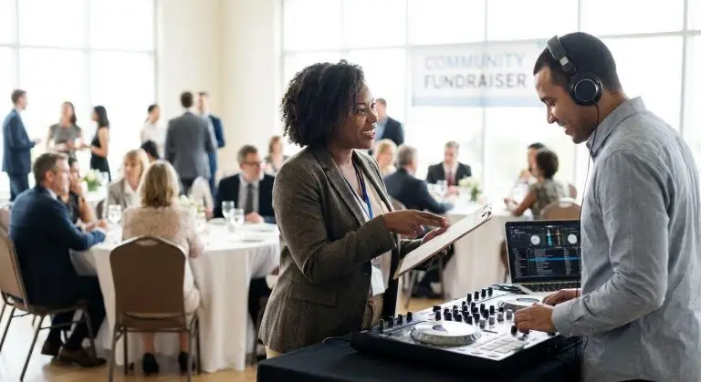 How to hire a DJ for a nonprofit fundraiser event