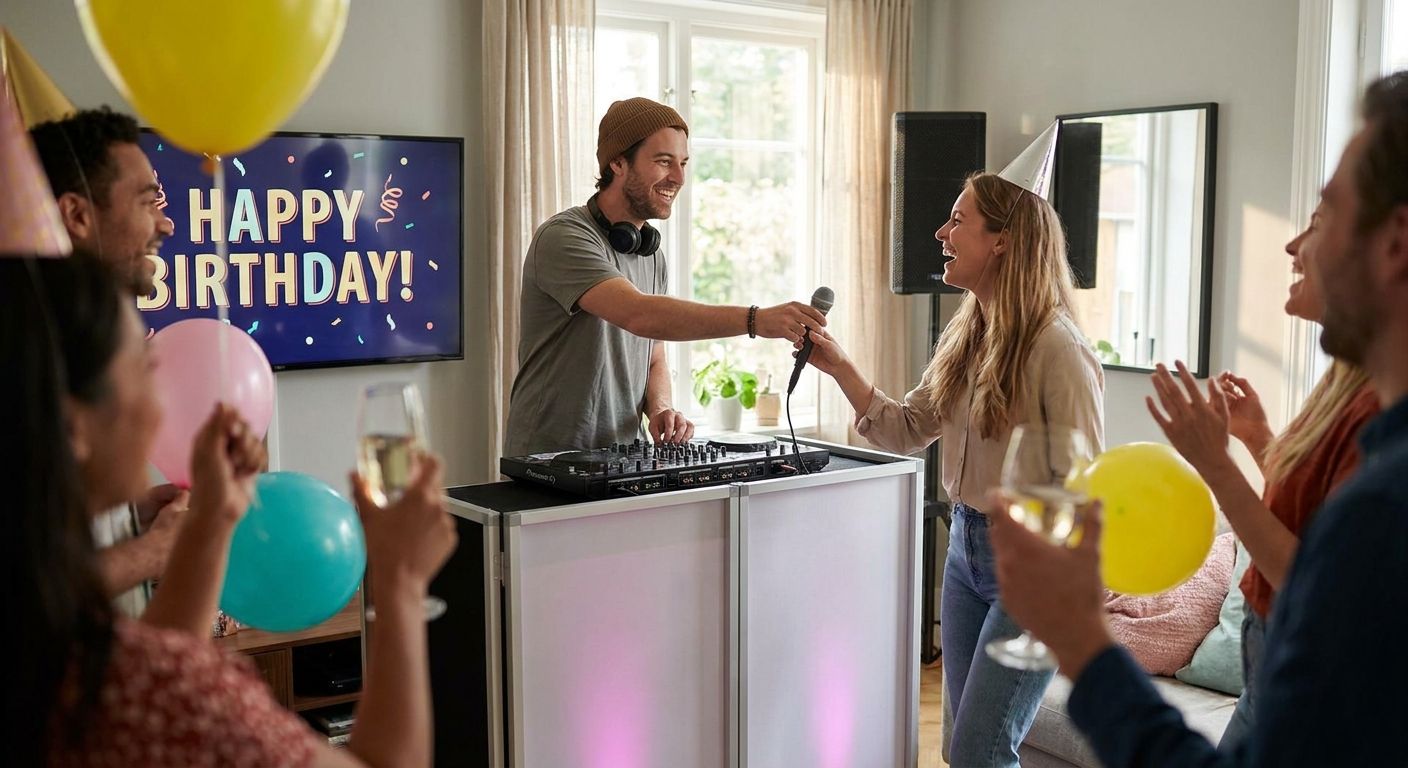 Karaoke DJ for birthday parties