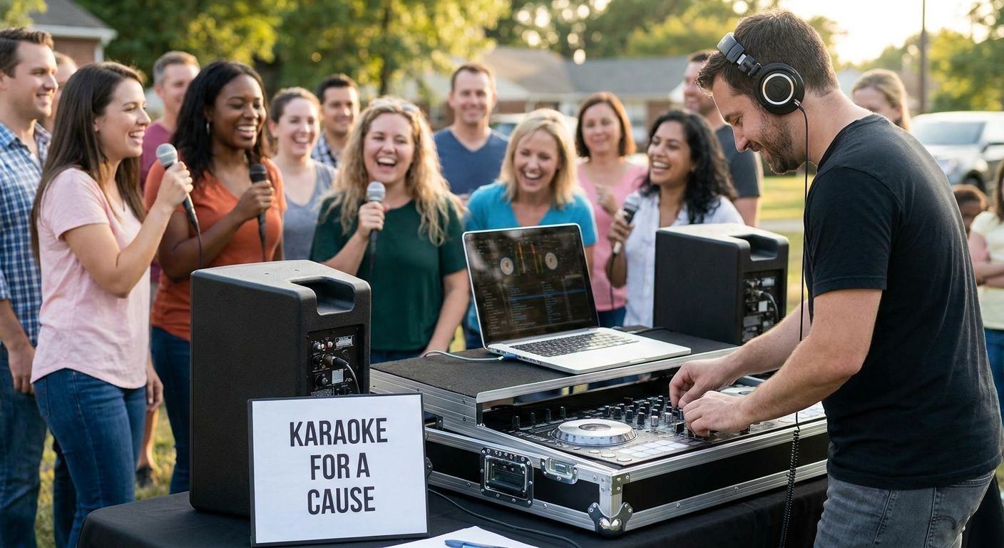 Karaoke DJ for fundraisers and community events