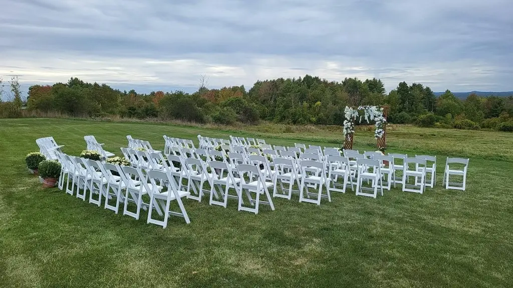 Maine Wedding Barn - Field Ceremony