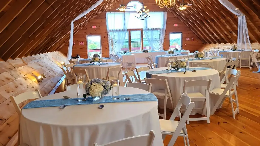 Maine Wedding Barn Inside View