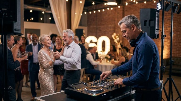 DJ for 60th birthday parties
