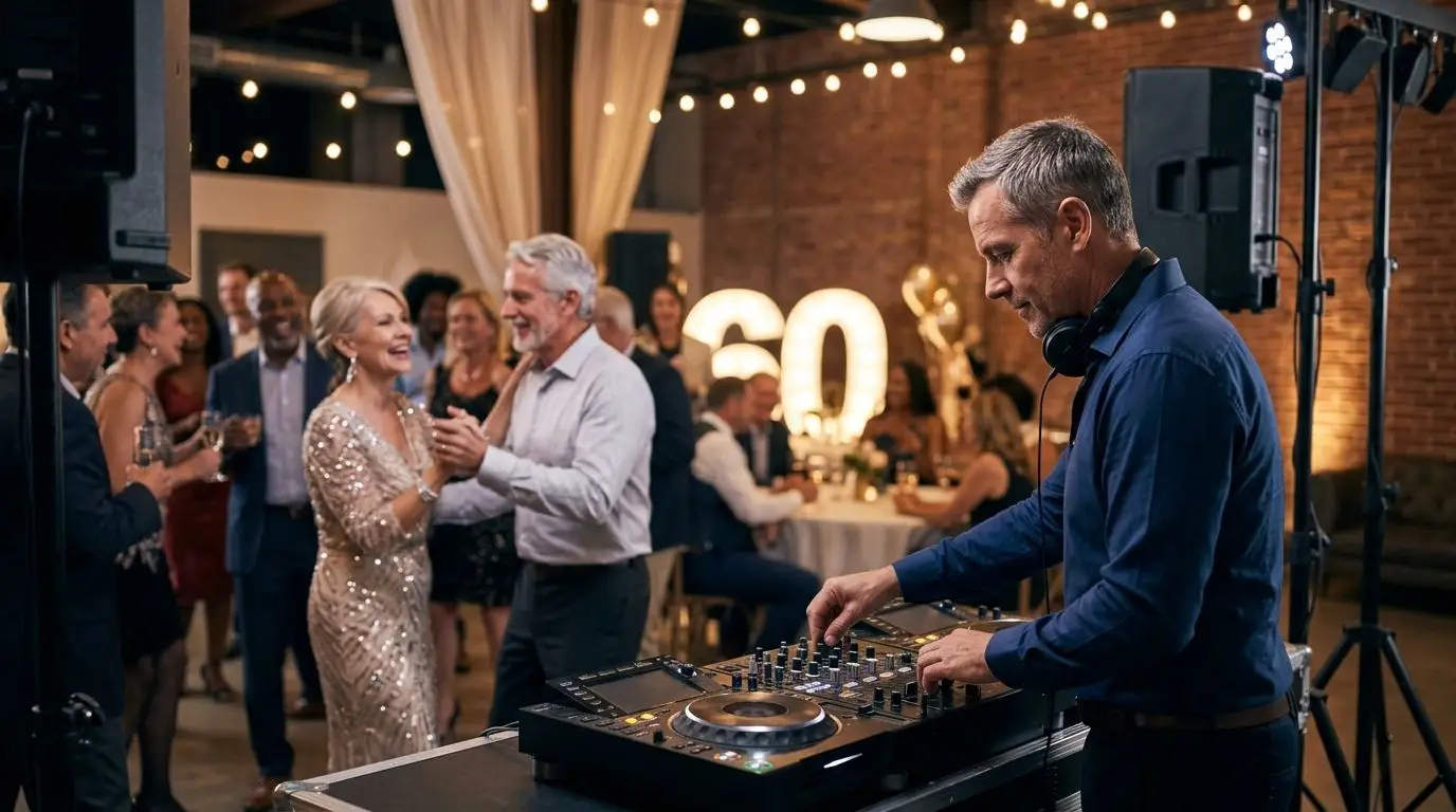 DJ for 60th birthday parties