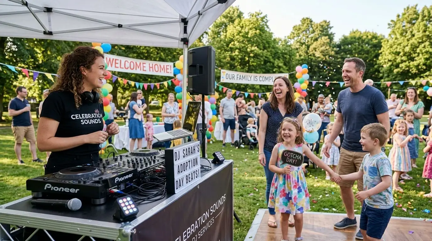 DJ for adoption day and gotcha day celebrations