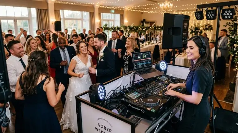 DJ for alcohol-free and sober wedding receptions