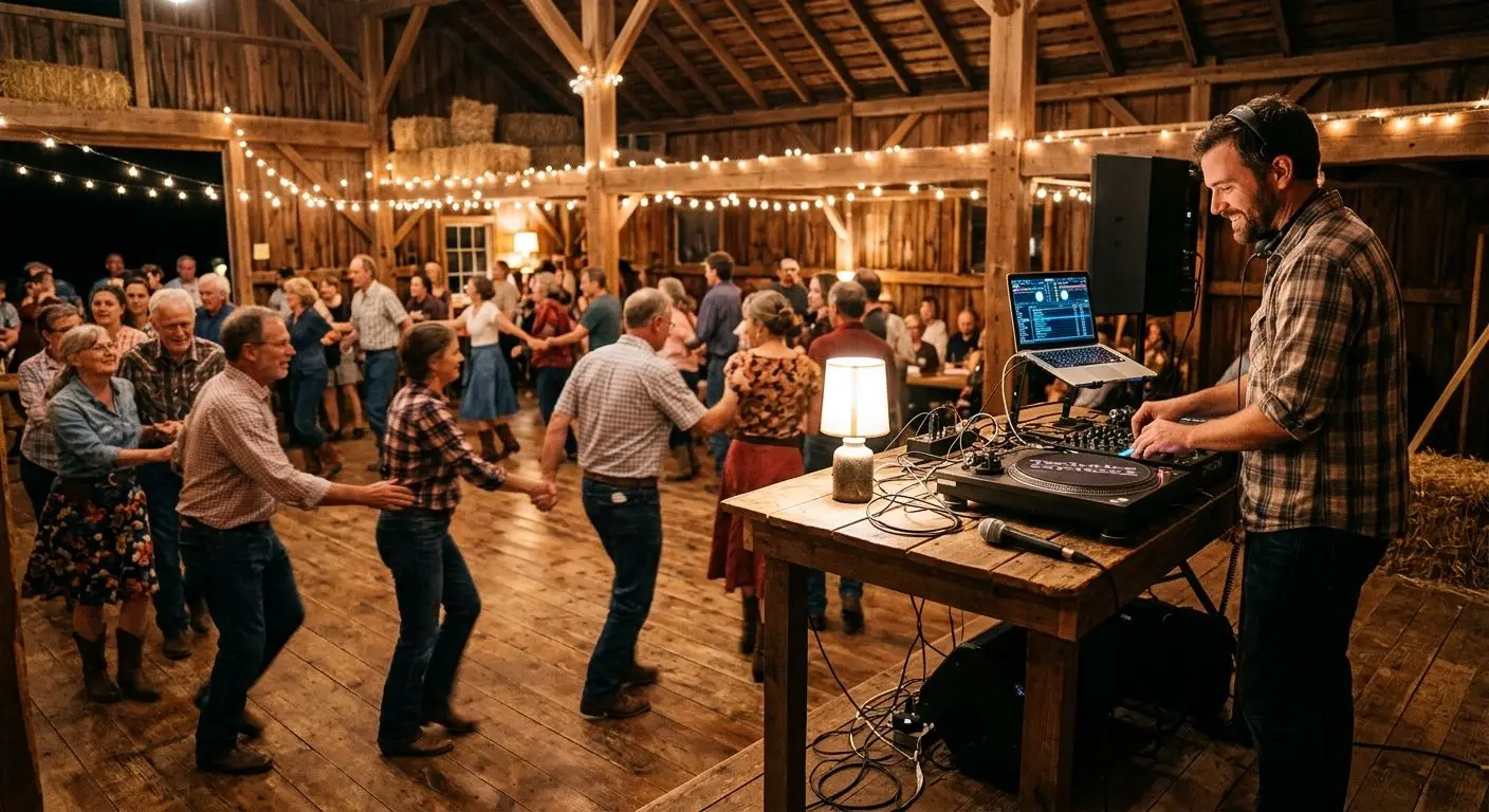 DJ for barn dance and contra dance nights