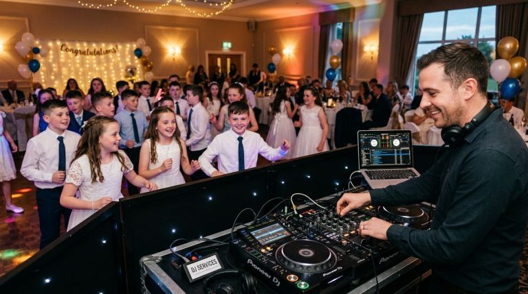 DJ for confirmation and first communion parties