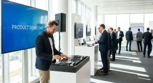 DJ for corporate product demo days