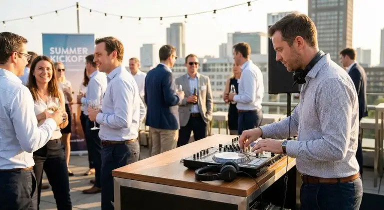 DJ for corporate summer kickoff parties