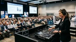 DJ for corporate town hall and all-hands meetings