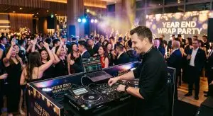 DJ for corporate year-end wrap parties