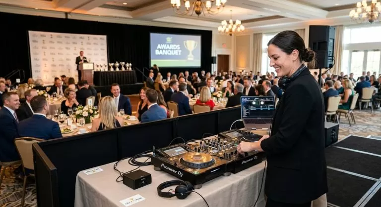 DJ for golf tournament awards banquets
