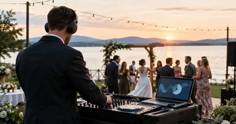 DJ for lakeside wedding venues in Maine