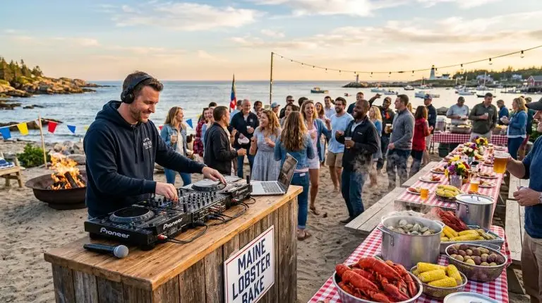 DJ for Maine lobster bake celebrations