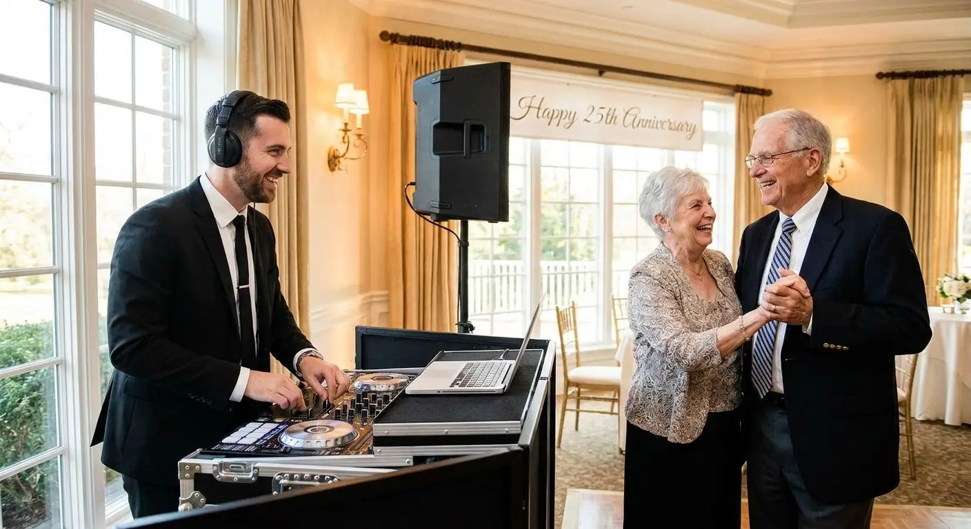 DJ for milestone wedding anniversary celebrations