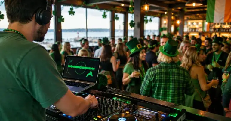 DJ for St. Patrick's Day parties and pub crawls in Maine
