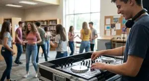 DJ for teen events at libraries and community centers
