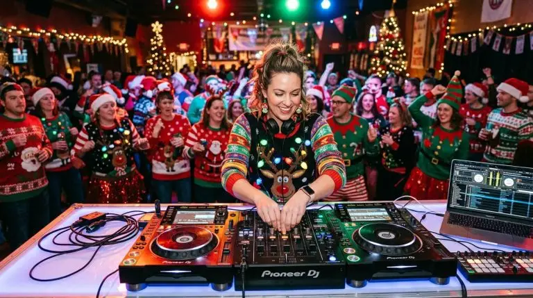 DJ for ugly sweater and holiday costume parties