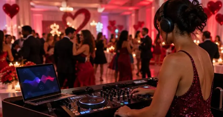 DJ for Valentine's Day parties and galas