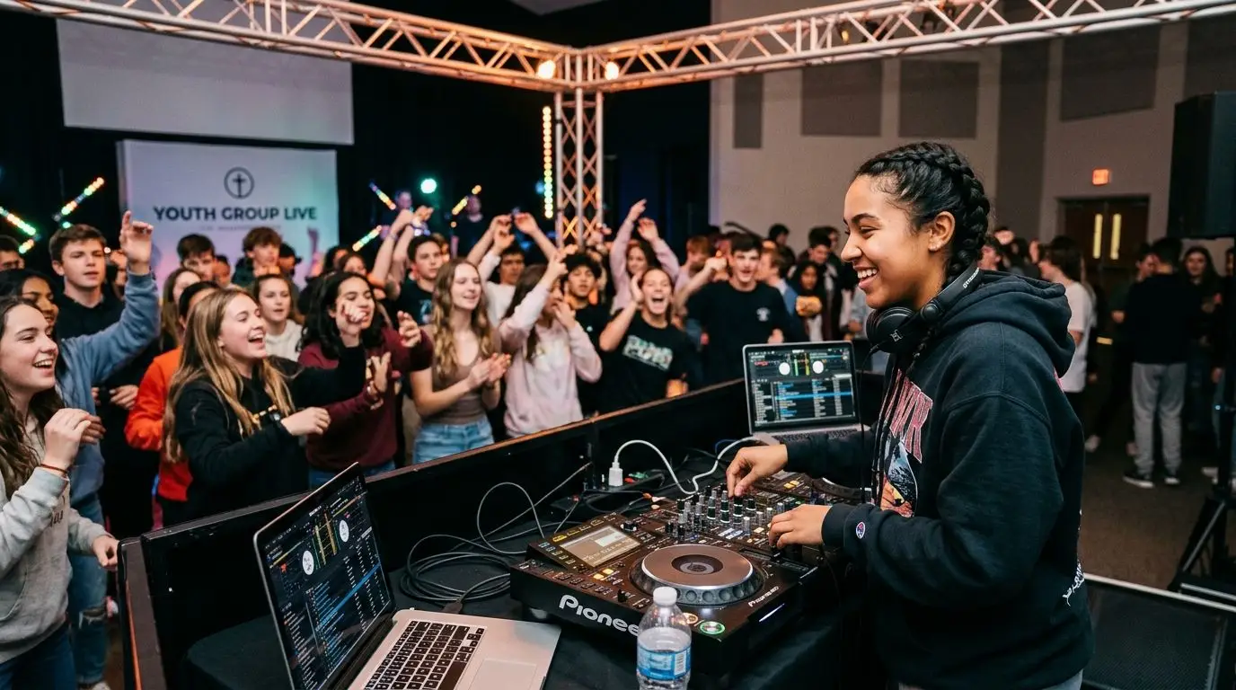 DJ for youth group and teen ministry events