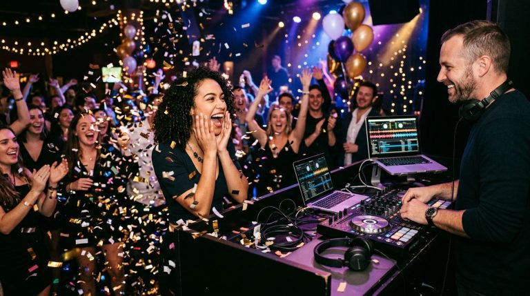 How to plan a surprise party reveal moment with your DJ