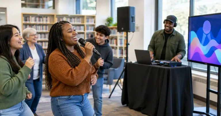 Karaoke DJ for library and community center programs